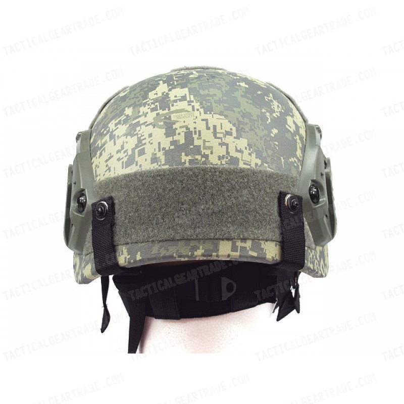 IBH Helmet with NVG Mount & Side Rail Digital ACU Camo