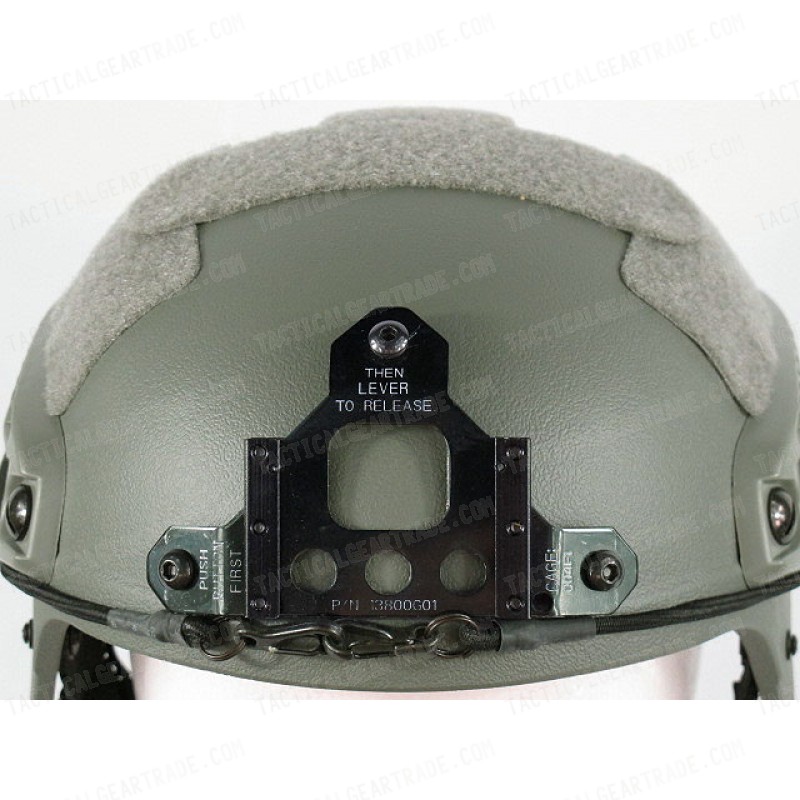 IBH Helmet with NVG Mount & Side Rail Foliage Green