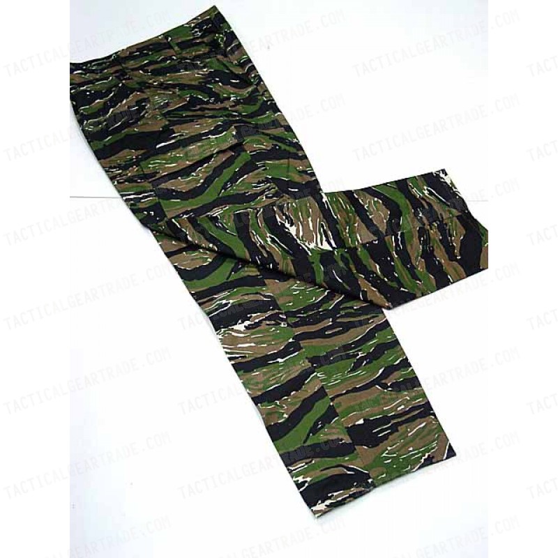US ARMY Tiger Stripe Camo BDU Uniform Set Shirt Pants for $30.99