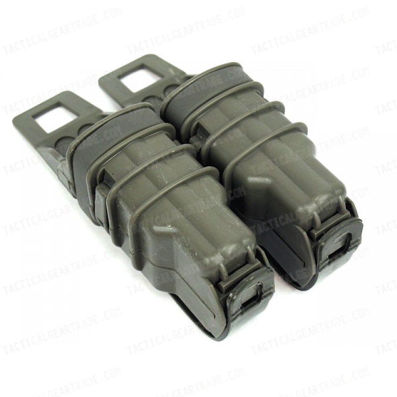 Molle FastMag Magazine Clip Set for Pistol/MP5 Foliage Green