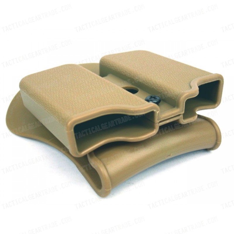 IMI Style Colt 1911 RH Pistol & Magazine Paddle Holster Tan