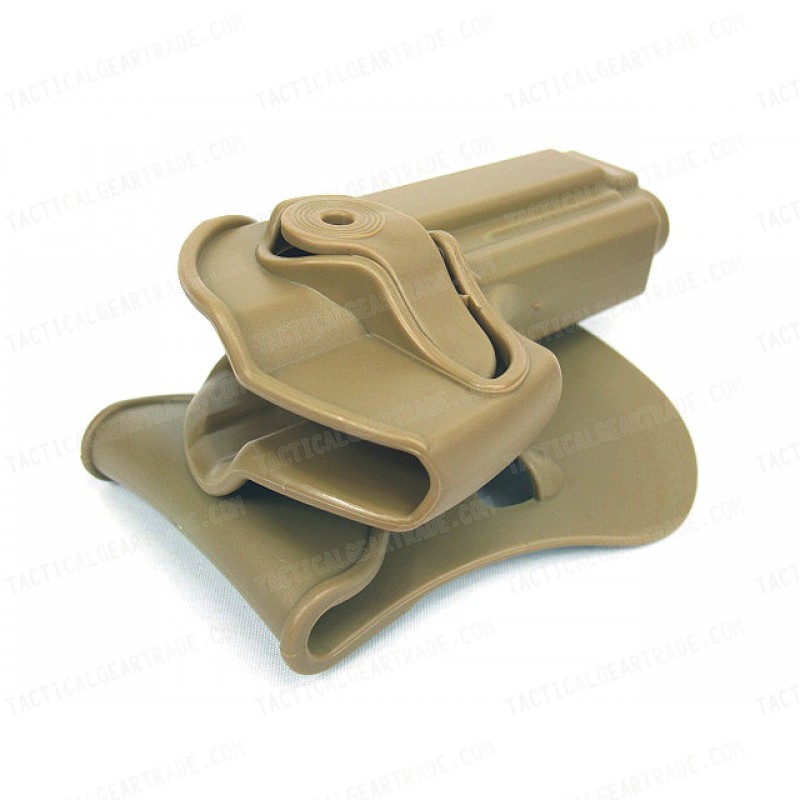 IMI Style Beretta 92/96 RH Pistol & Magazine Paddle Holster Tan