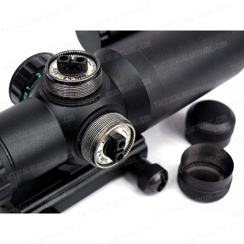 1.5-5x32 Red/Green Illuminated Rifle Scope with Green Laser