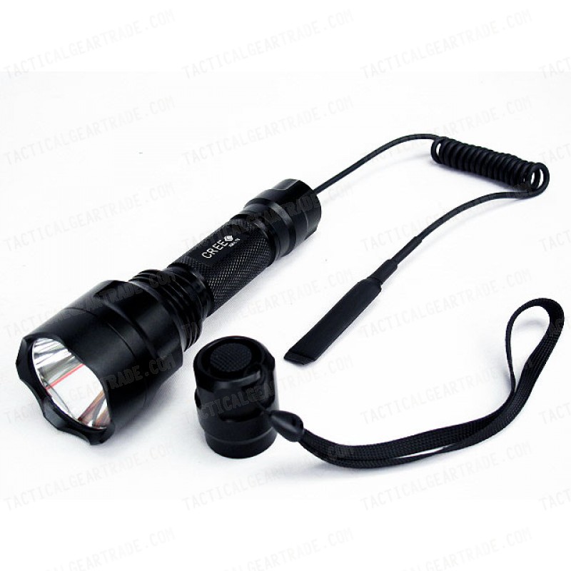 UltraFire C8 T6 CREE LED 1300 Lm Flashlight w/Pressure Switch