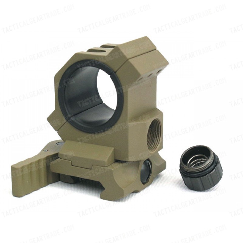 25mm/30mm Scope Red Dot Sight QD Lever Mount Tan