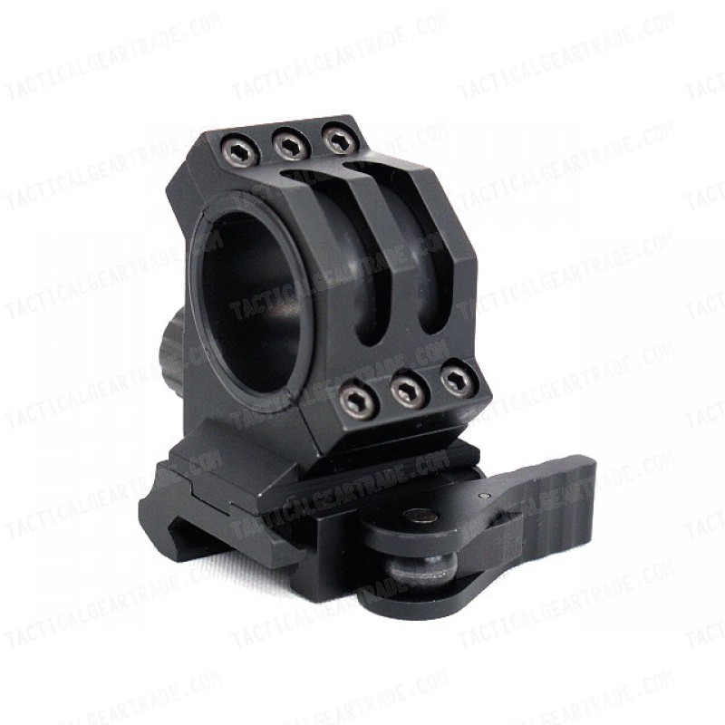 25mm/30mm Scope Red Dot Sight QD Lever Mount Black