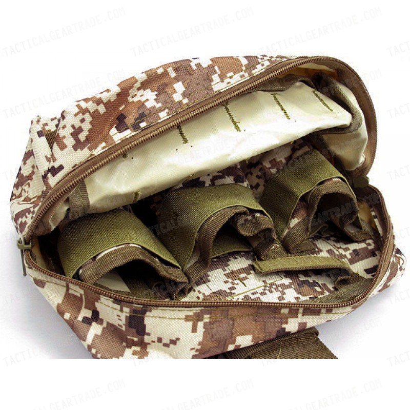 Molle Drop Leg Panel Utility Waist Pouch Bag Digital Desert Camo