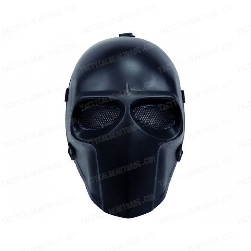 Army of Two Full Face Airsoft Fiberglass Mask Black