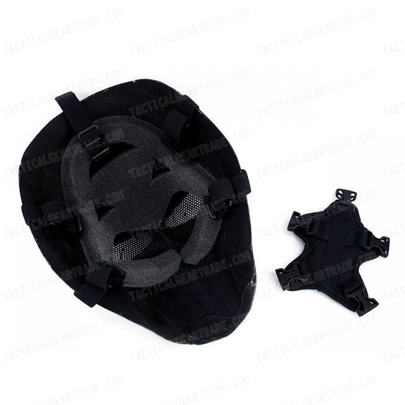 Army of Two Full Face Airsoft Fiberglass Mask Black