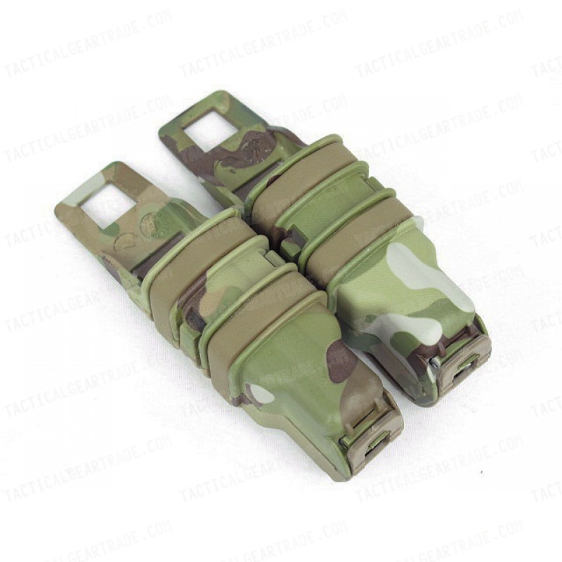 Molle FastMag Magazine Clip Set for Pistol/MP5 Multi Camo