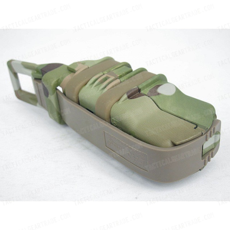 Molle FastMag Magazine Clip Set for Pistol/MP5 Multi Camo