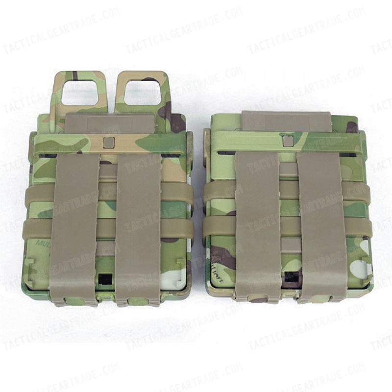 Molle FastMag Magazine Clip Set for 7.62 AK/M14 Multi Camo