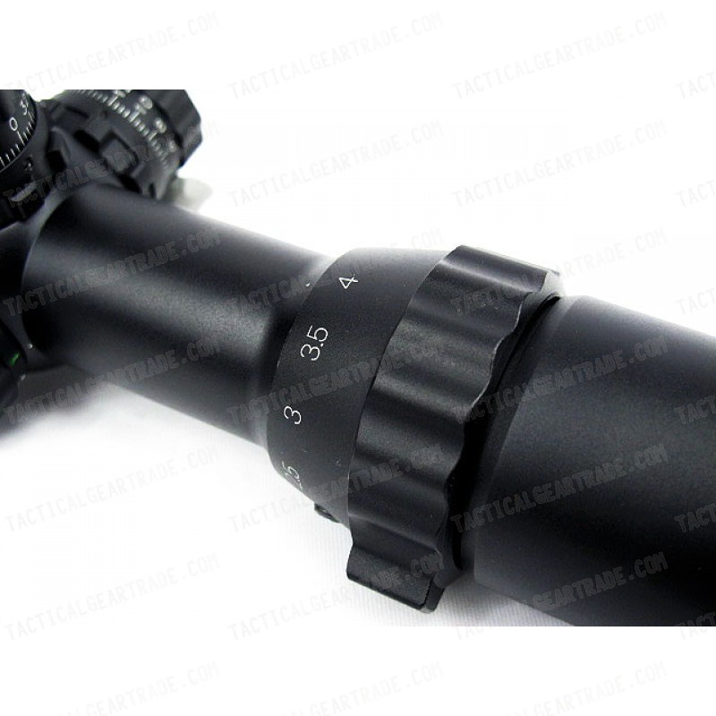 1.5-4x30 Red/Green/Blue Illuminated Long Relief CQB Rifle Scope