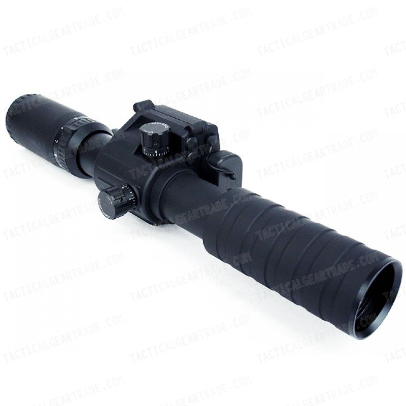 3-9x40 40 Blue Illuminated Crosshair w/ Red Laser Sniper Scope