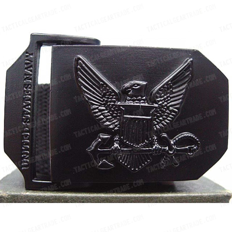 US Army Navy Eagle Tactical BDU Nylon Duty Belt Black