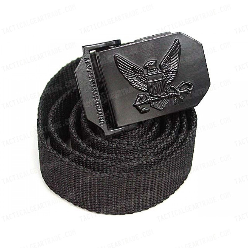 US Army Navy Eagle Tactical BDU Nylon Duty Belt Black