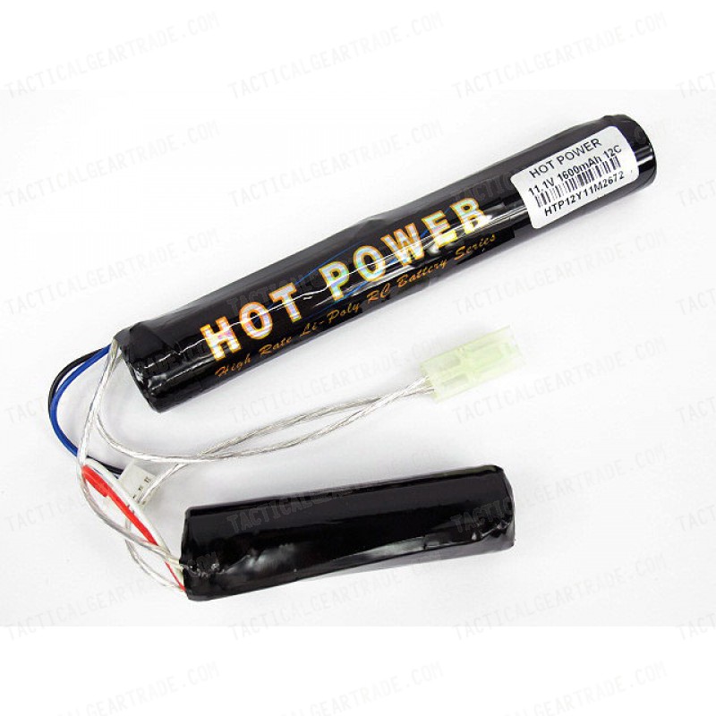 Hot Power 11.1V 1600mAh 12C Li-Po Li-Polymer Battery Crane Type