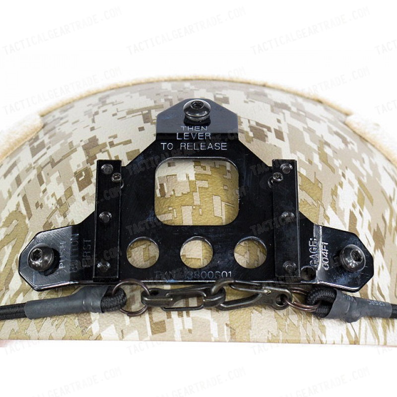 IBH Helmet with NVG Mount & Side Rail Digital Desert Camo