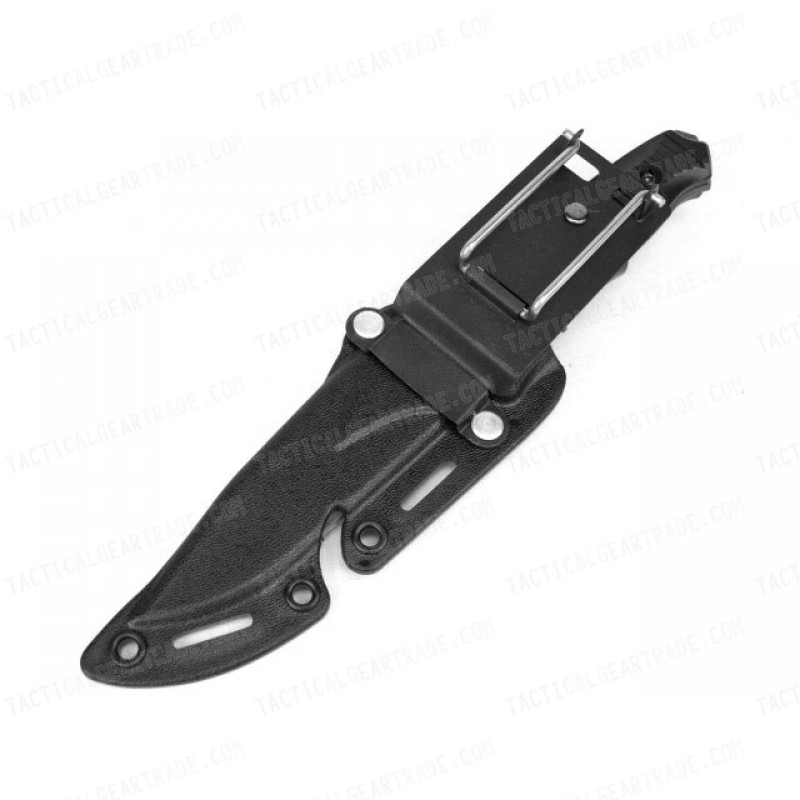 Dummy Plastic M37-K Seal Pup Knife with Sheath Black