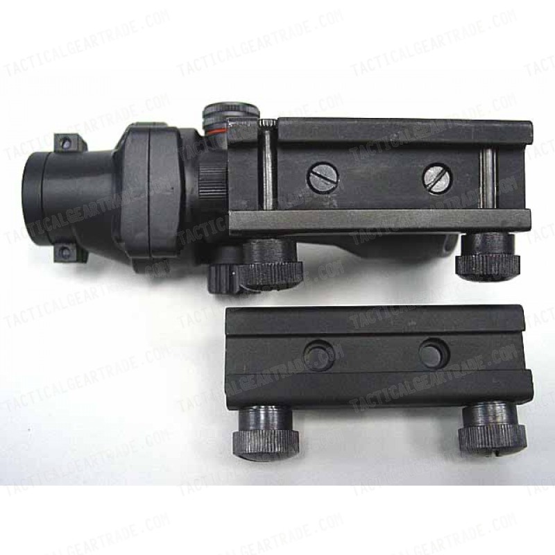 ACOG Type 1x30 Red/Green Dot Sight Scope w/QD Suitable For Any 11 & 20mm Mount