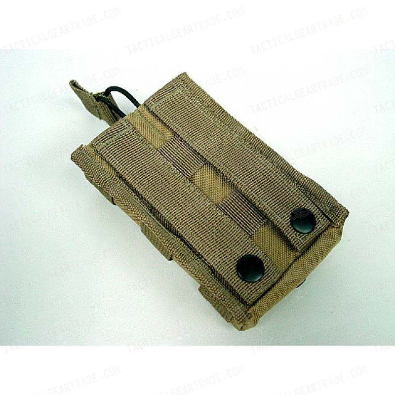 Molle Open Top Magazine/Walkie Talkie Pouch Coyote Brown