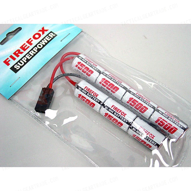 Firefox 8.4V 1500mAh Ni-MH Airsoft AEG RC CQB/R Battery for $17.84