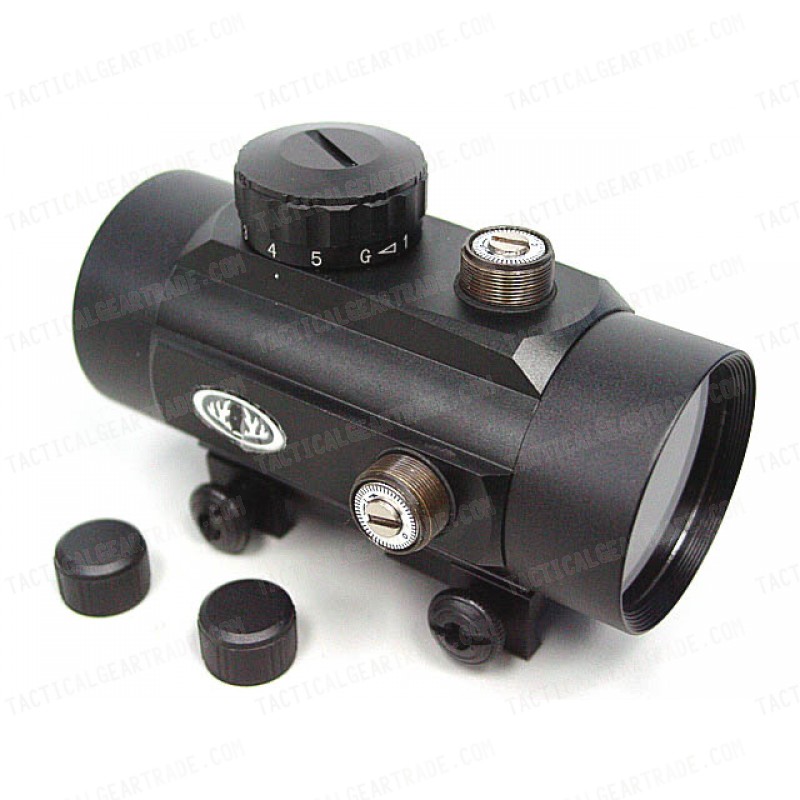 45mm Airsoft Red/Green Dot Sight Reticle Scope QD Mount