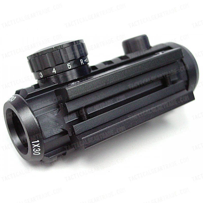 1x30 30mm Tri-rail Red/Green Dot Sight AEG Rifle Scope