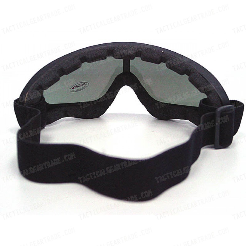 Airsoft UV-X400 Wind Dust Tactical Goggle Glasses Black