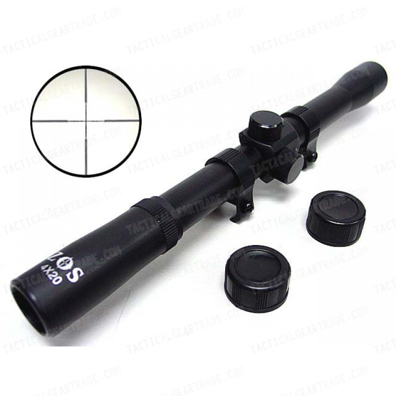 4x20 20mm Airsoft AEG Hunting Crosshair Rifle Gun Scope