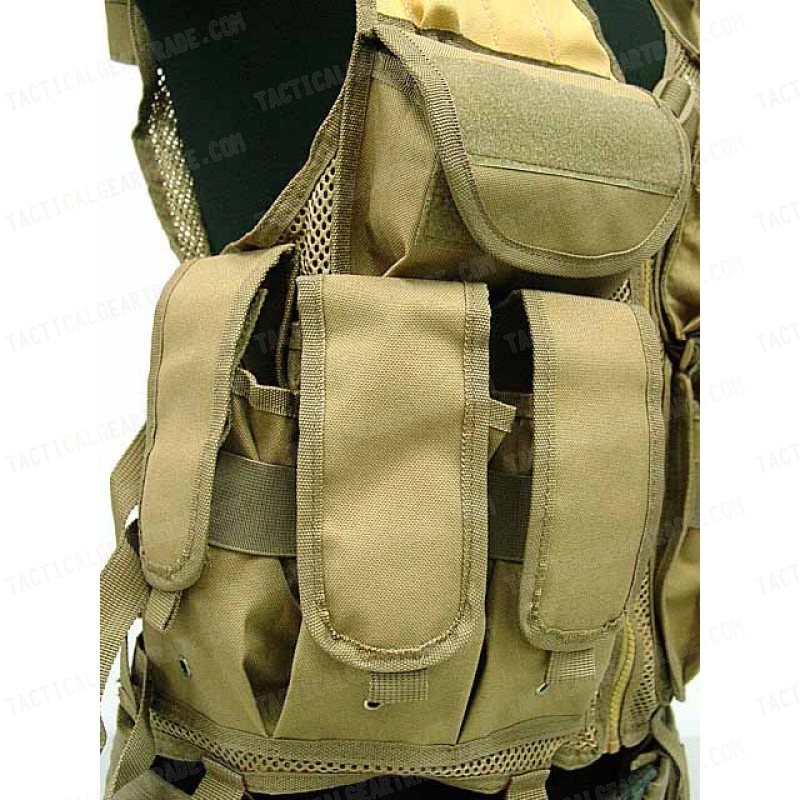 Airsoft Tactical Hunting Combat Vest Coyote Brown