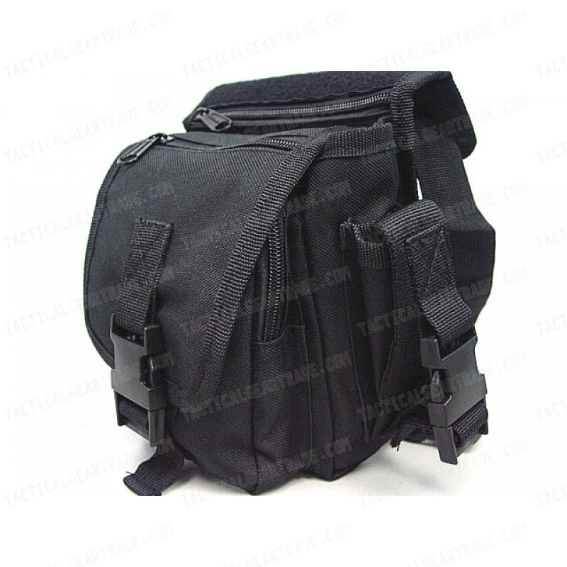 Drop Leg Utility Waist Pouch Carrier Bag Black #B