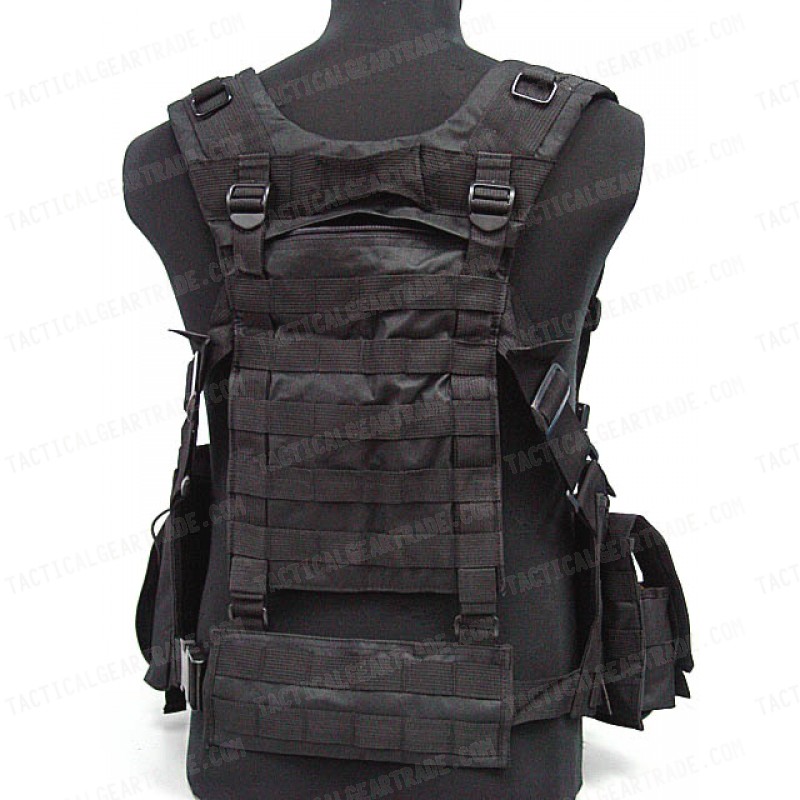 US Delta Force Elite Hydration Molle Vest Black