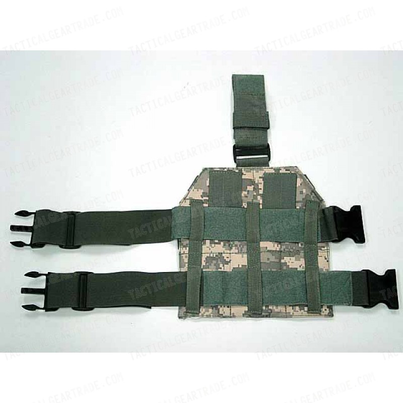 Airsoft Molle Drop Leg Panel Platform Digital ACU Camo