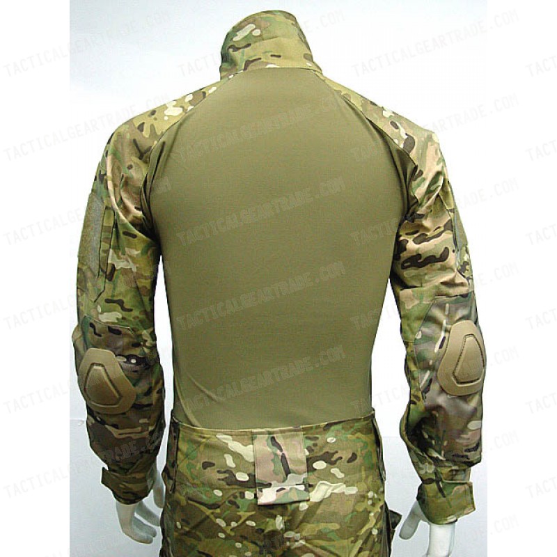 EMERSON Combat Shirt & Pants Multi Camo w/ Elbow & Knee Pads version 1