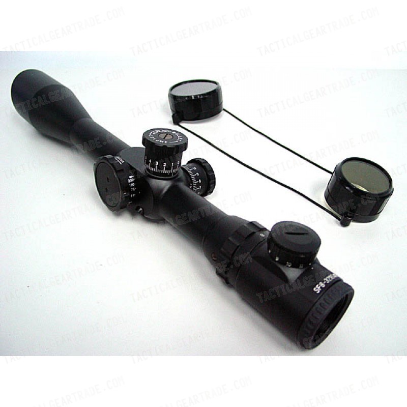 8-32x50 Blue Illuminated Crosshair Sniper Rifle Scope