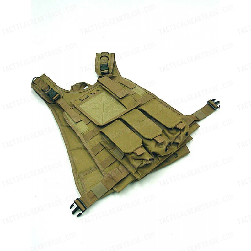 US Marine Assault Molle Plate Carrier Vest Coyote Brown