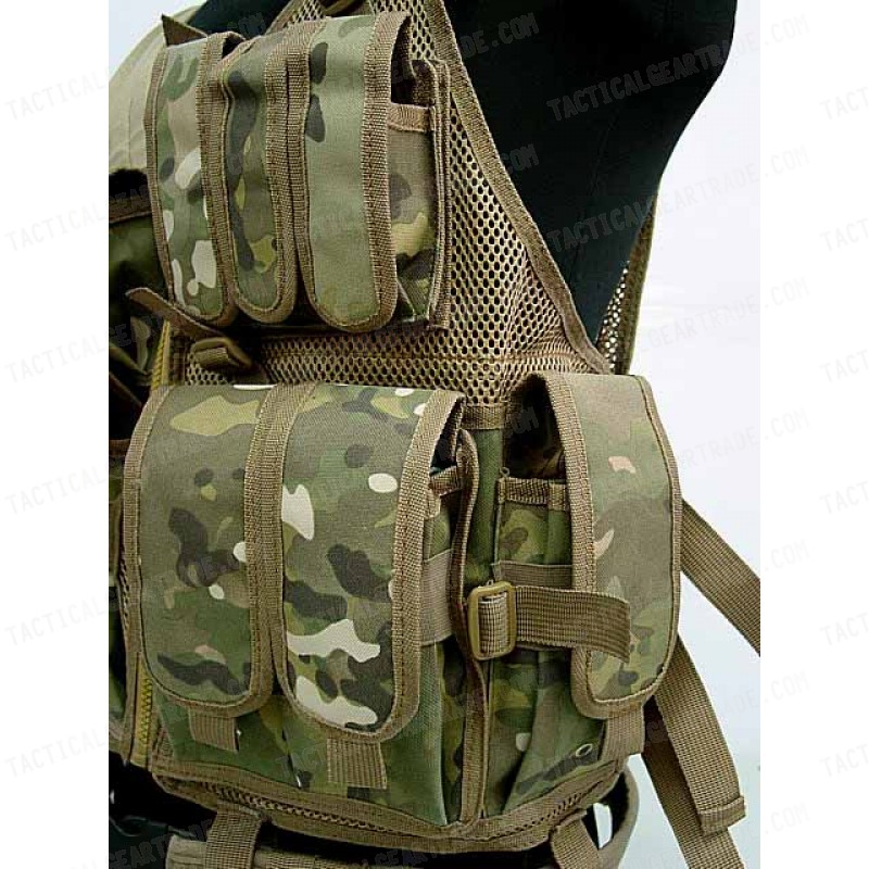 Airsoft Tactical Hunting Combat Vest Multi Camo