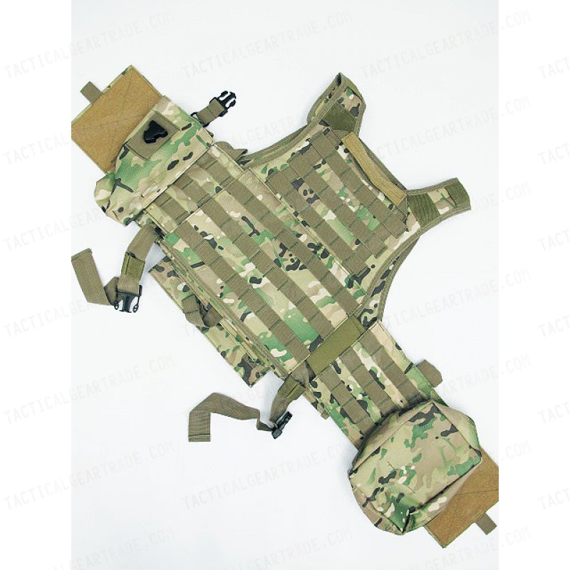 USMC MOD Molle Assault Plate Carrier Vest Multi Camo