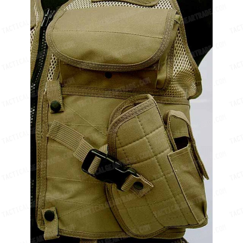 USMC Hunting Combat Tactical Vest Type B Coyote Brown