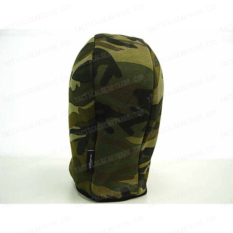 Balaclava Hood 1 Hole Head Face Warmskin Mask Camo Woodland