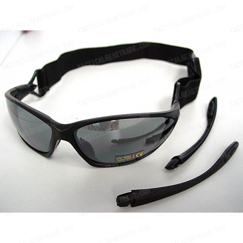 Guarder C4 Tactical Shooting Glasses w/4 Set Lens & Belt