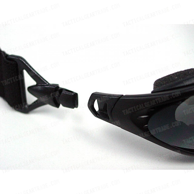 Guarder C4 Tactical Shooting Glasses w/4 Set Lens & Belt