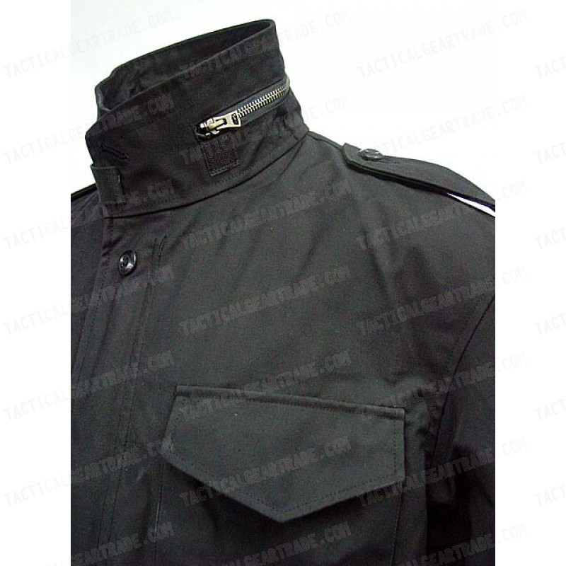 US Army M-65 Field Jacket Coat Black