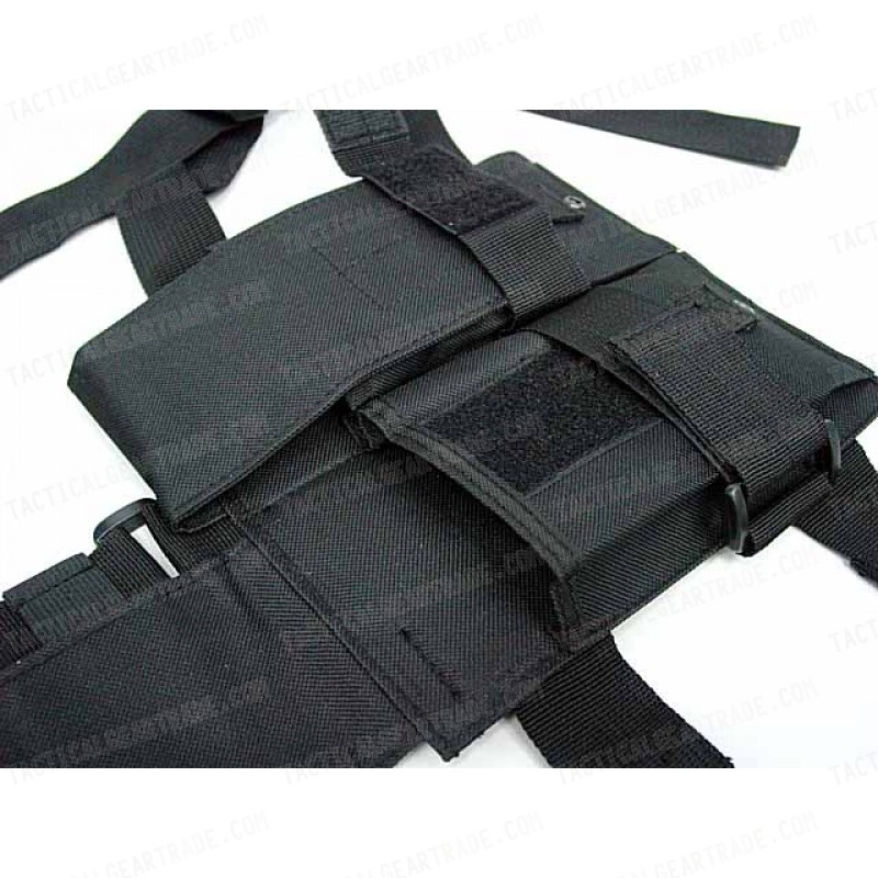 Double Magazine Drop Leg Pouch Black