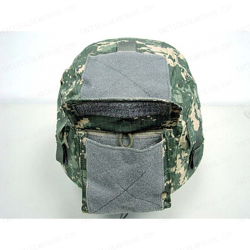 USGI MICH TC-2000 ACH Helmet Cover Digital ACU Camo Ver. 2