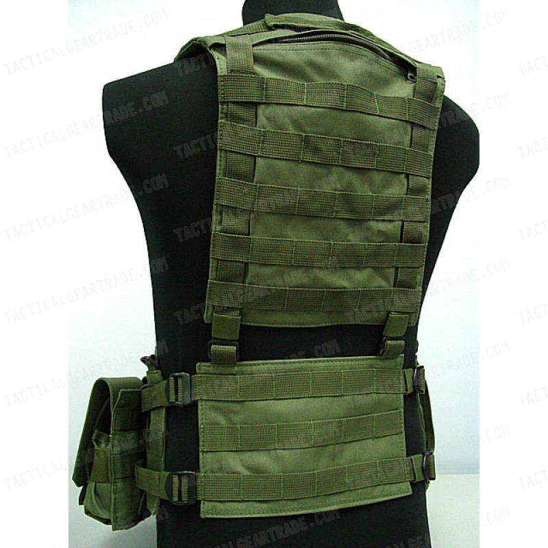 US Army Delta Elite Seal Molle Hydration Vest OD