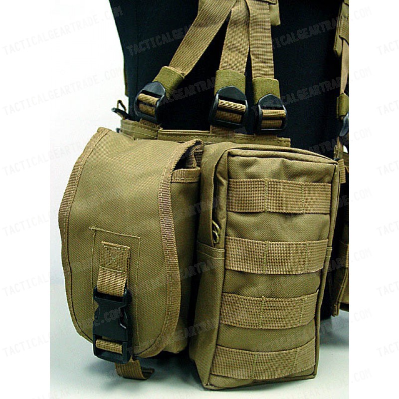 US Army Delta Elite Seal Molle Hydration Vest Coyote Brown