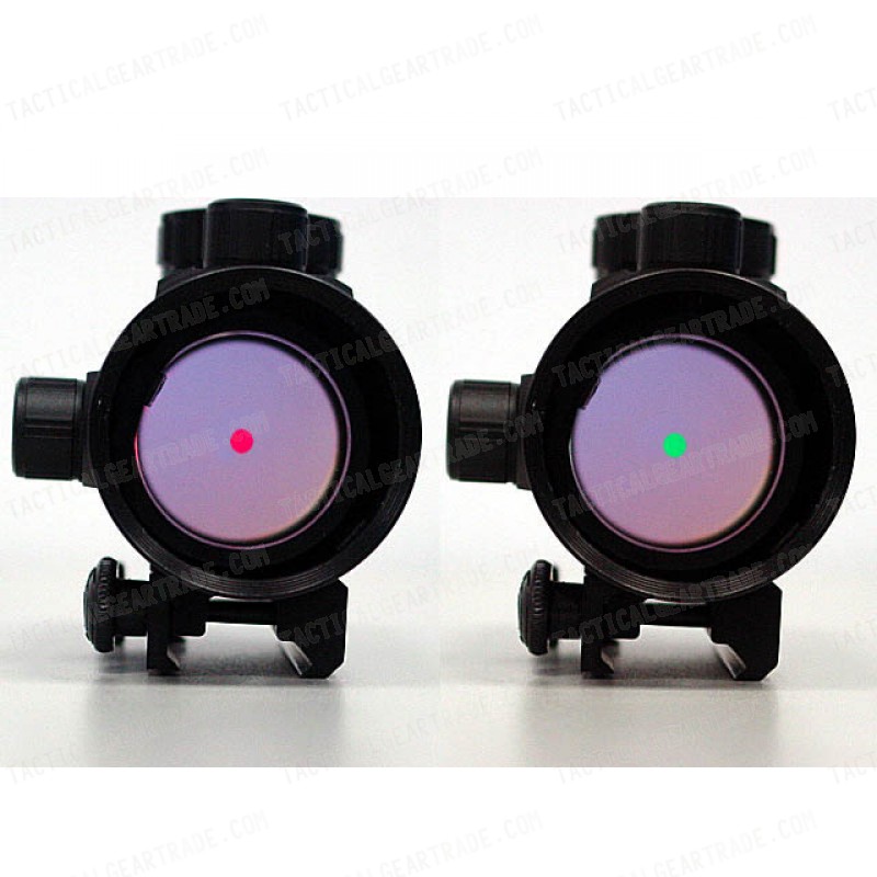 1x30 30mm Airsoft Red/Green Dot Sight Scope QD Mount B