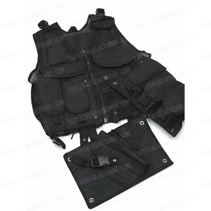 USMC Hunting Combat Tactical Vest Type B Black